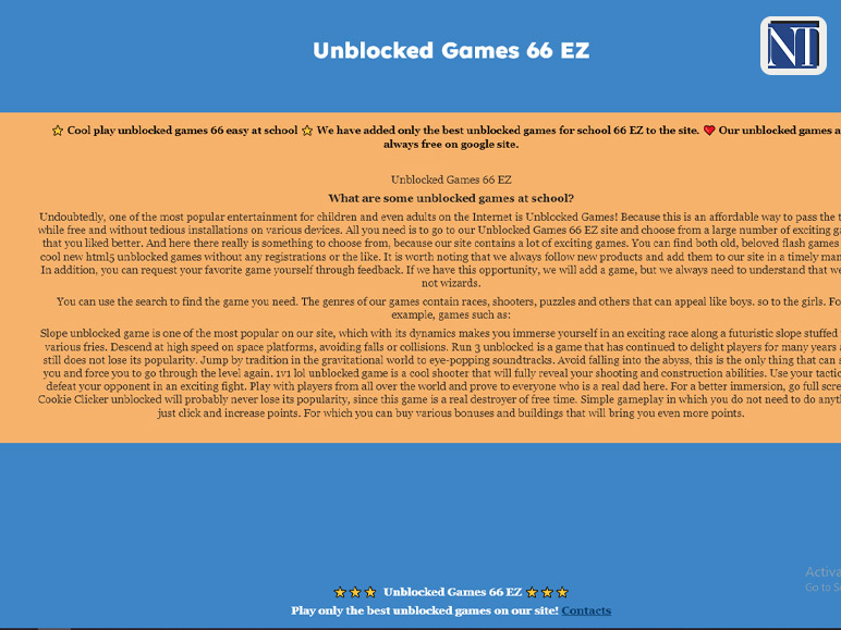 Unblocked Games 66 EZ